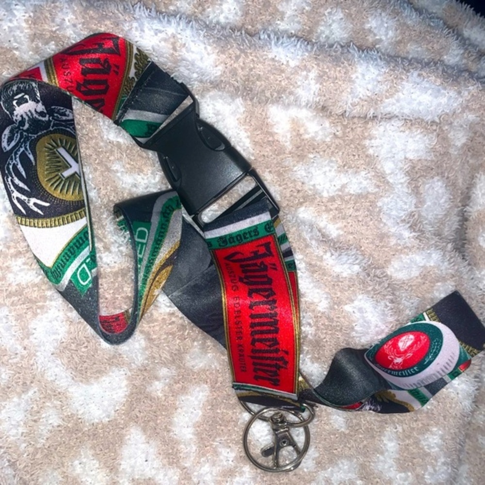 Vintage Jagermeister Keychain Lanyard